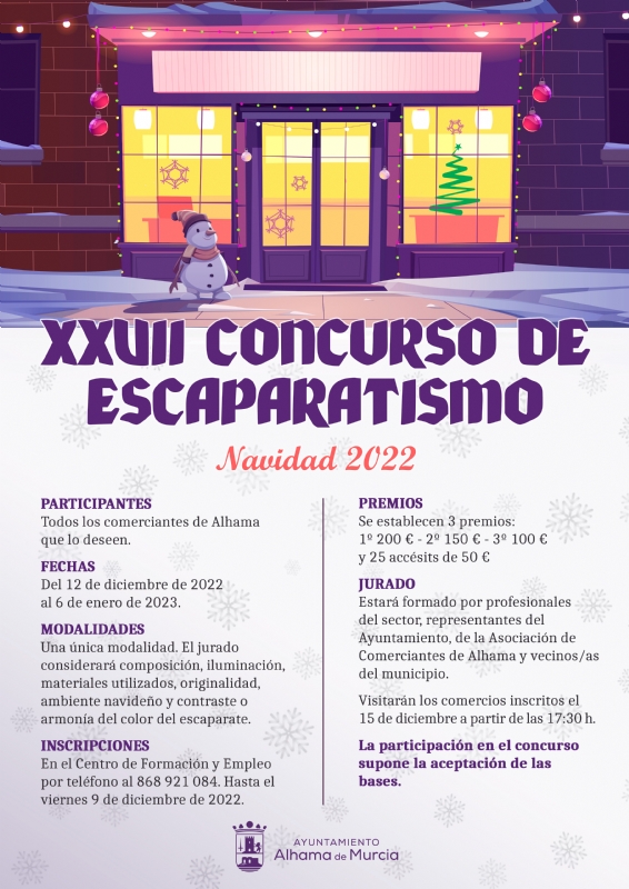 XXVII Concurso de escaparatismo de Navidad 2022