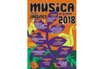 Música en los jardines y pedanías de Alhama 2018 Música en los jardines y pedanías de Alhama 2018