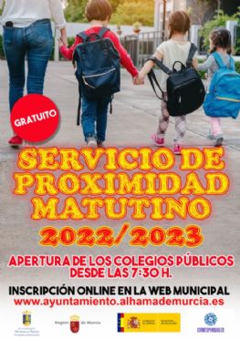 Servicio Municipal de Proximidad Matutino. Curso 2022-2023 