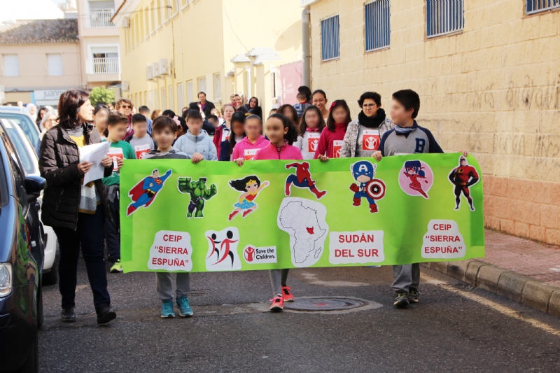 Alhama se suma a la iniciativa ´Kilómetros de Solidaridad´ en defensa de los derechos de los niños