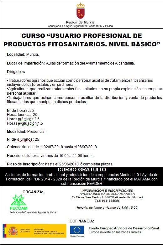 Curso de uso profesional de productos fitosanitarios