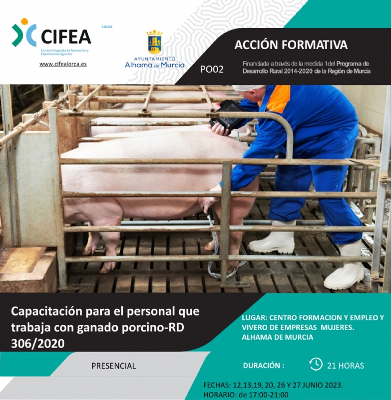 Curso Capacitacin para el personal que trabaja con ganado porcino