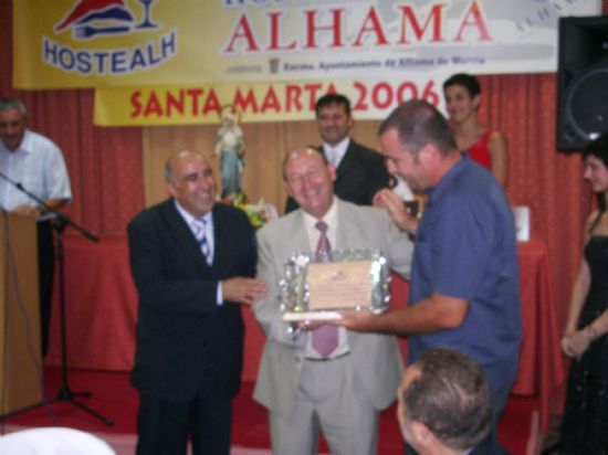 La Asociacin de Hosteleros de Alhama celebr un emotivo acto al que no falt el alcalde, Juan Romero