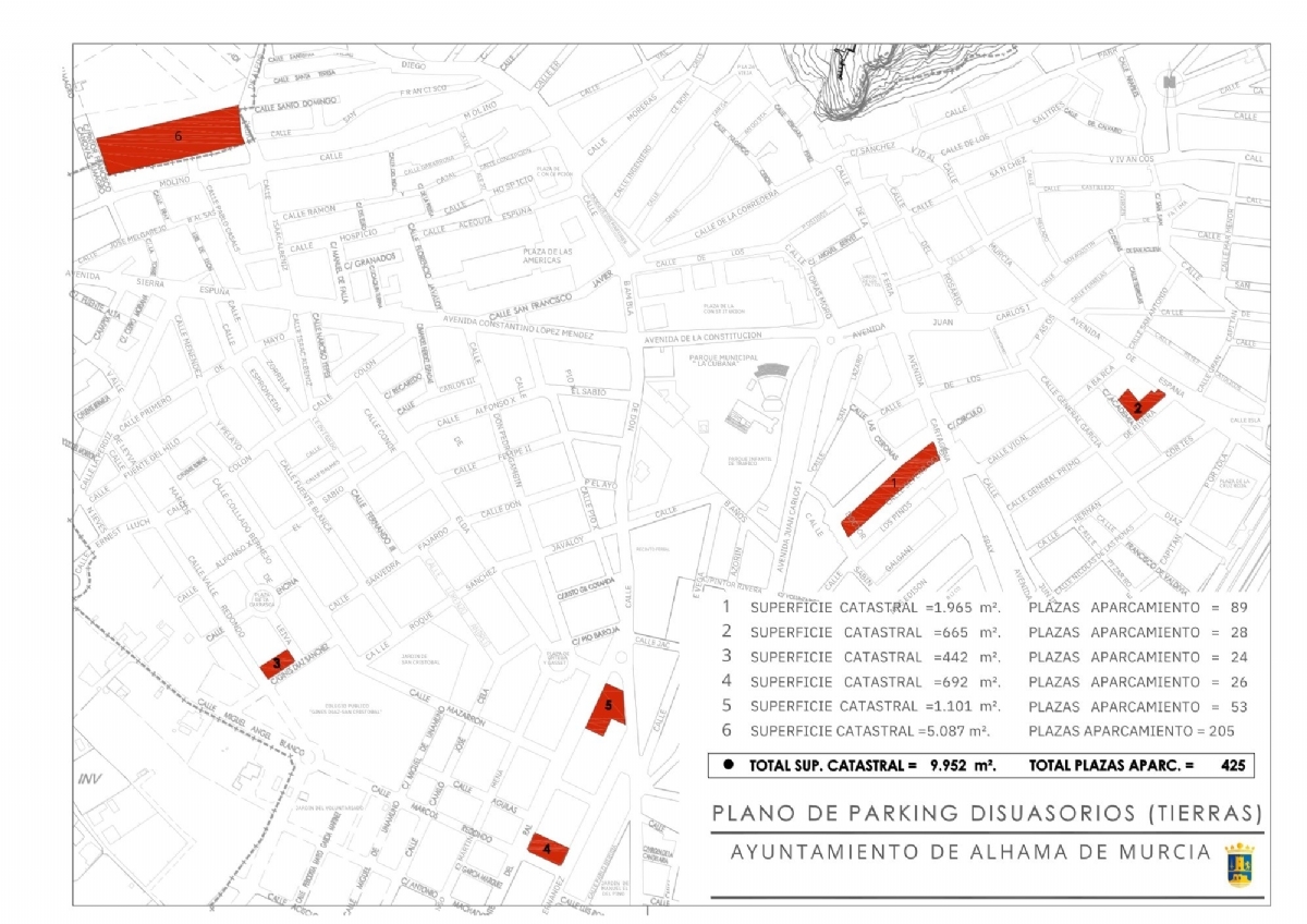 Comienzan los trabajos de adecuación del nuevo aparcamiento disuario en la Avenida España