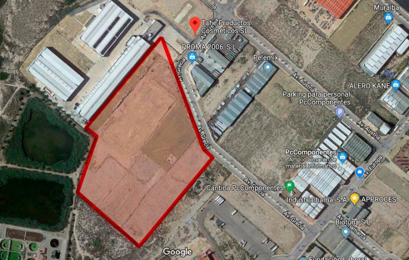 Industrialhama pone a la venta una nueva parcela de 65.500 m2 en el Parque Industrial