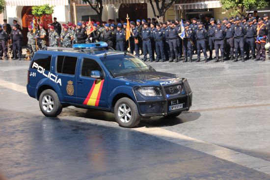 Alhama asiste como invitada a la festividad de la Polica Nacional en Murcia