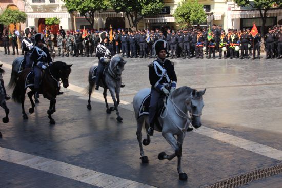 Alhama asiste como invitada a la festividad de la Polica Nacional en Murcia