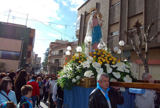 Un ao ms se celebr el Da de La Candelaria, 2 de febrero,  con la romera a la ermita de El Collao.