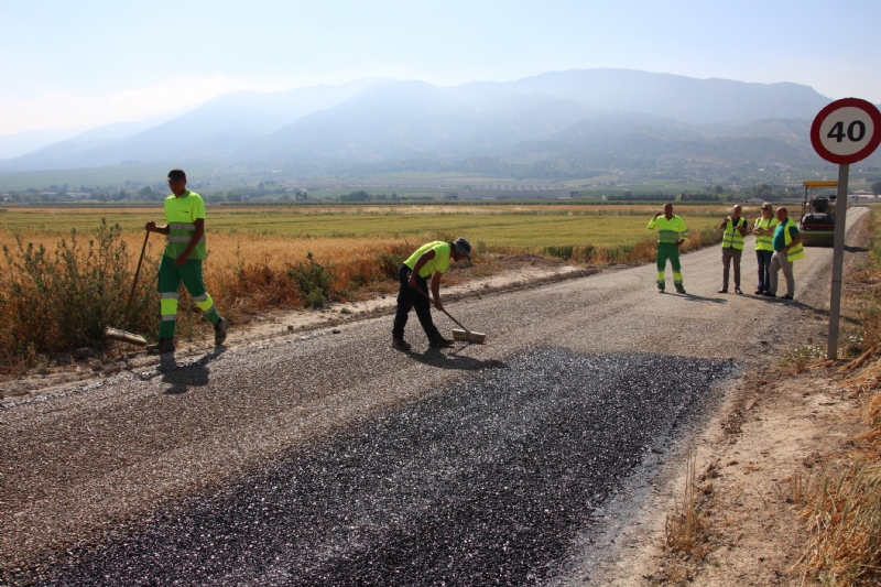 El Ayuntamiento invierte 650.000 euros en la mejora de ocho nuevos caminos pblicos