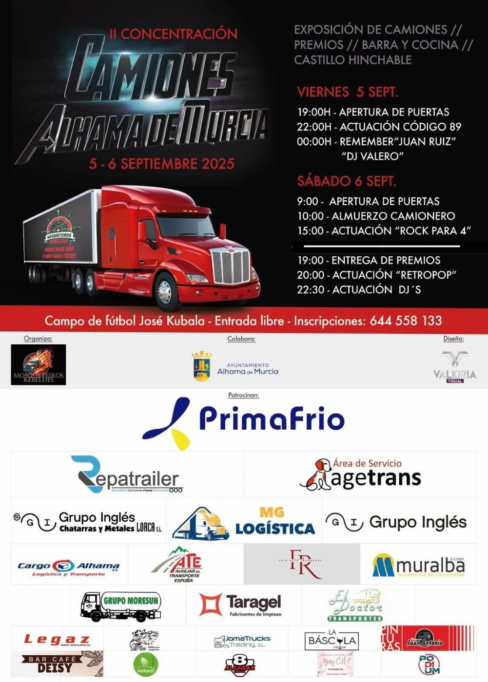 Alhama acoge la II Concentración de Camiones los días 5 y 6 de septiembre