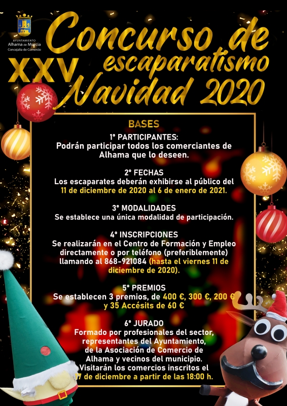 XXV Concurso de Escaparatismo Navidad 2020