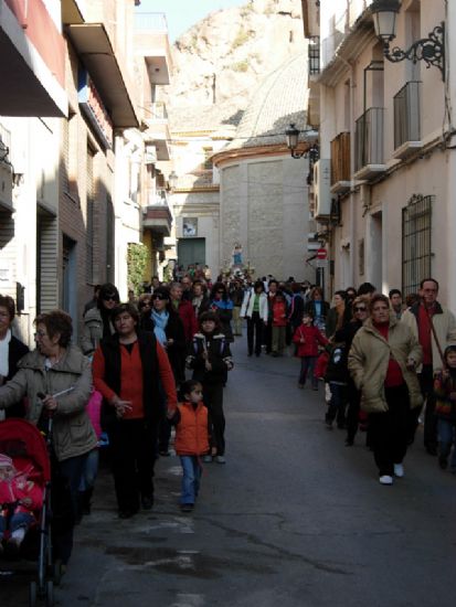 Cientos de romeros acompaaron a La Candelaria a El Collao