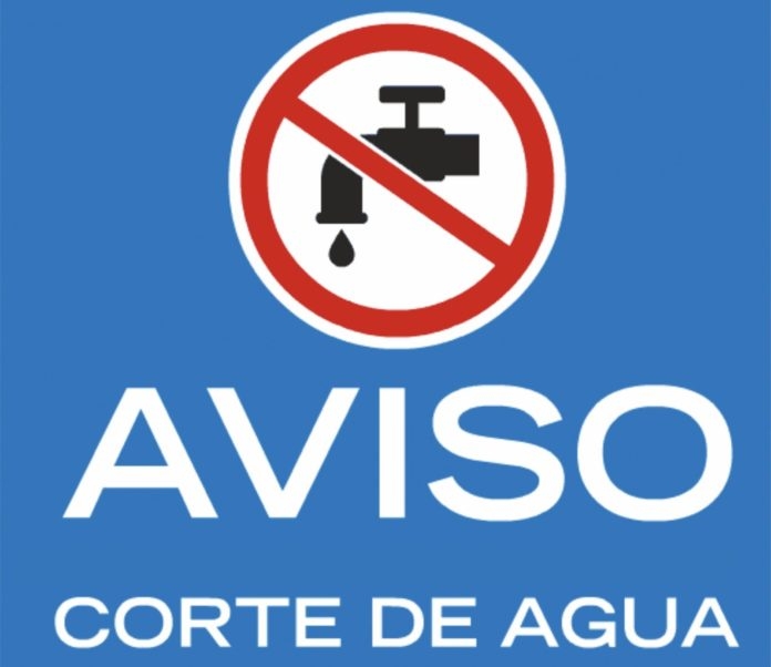 AVISO: corte de agua en avdas. Cartagena y Juan Carlos I lunes 4 de febrero