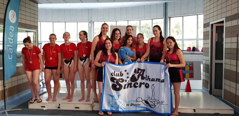 Las nadadoras del Club Sincro Alhama cosechan nuevos xitos en Andorra