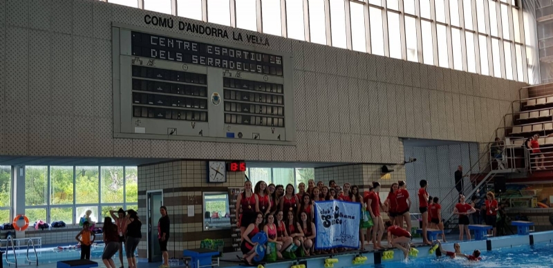 Las nadadoras del Club Sincro Alhama cosechan nuevos éxitos en Andorra