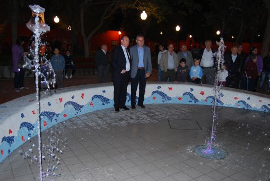 El alcalde del municipio y el director general de Administracin Local inauguran el jardn de San Cristbal