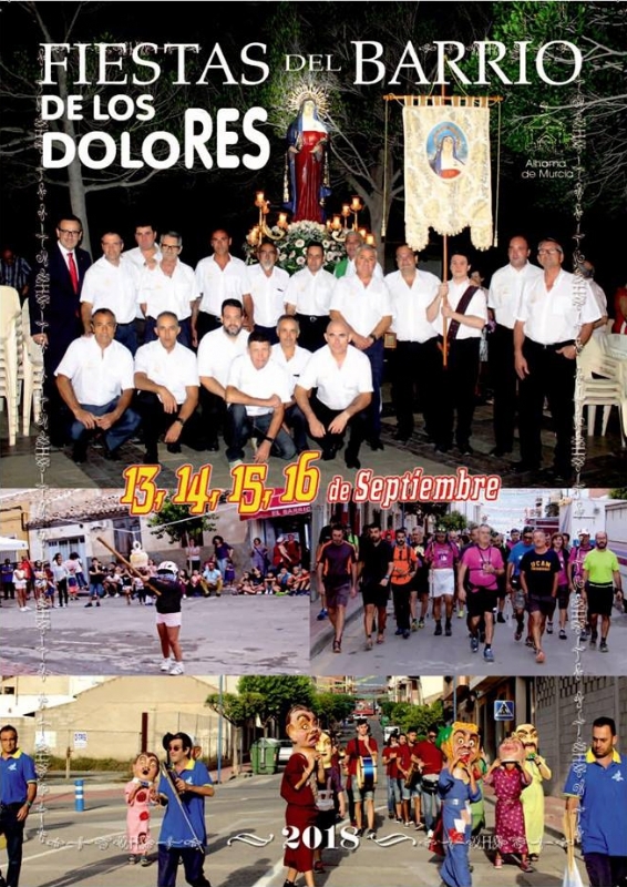 Fiestas del Barrio de Los Dolores 2018, del 13 al 16 de septiembre