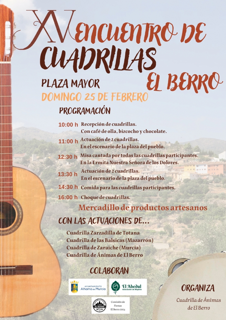 XV Encuentro de Cuadrillas en la pedanía de El Berro: un fin de semana de tradición y folklore