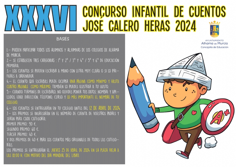 Concurso Infantil de cuentos Jos Calero Heras 2024