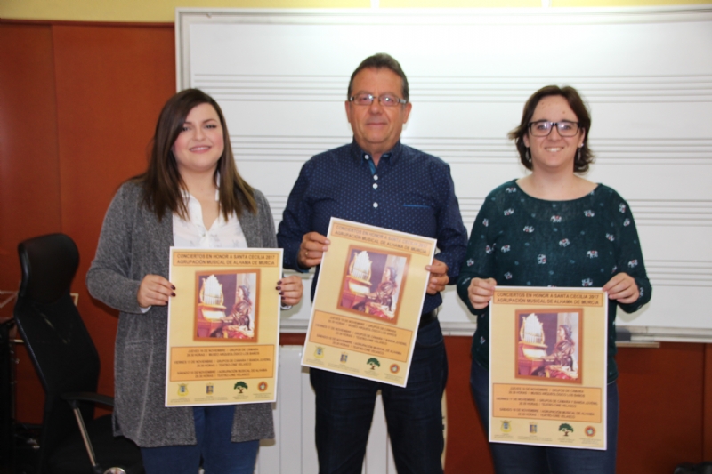 Conciertos en honor a Santa Cecilia 2017 de la Agrupacin Musical de Alhama de Murcia