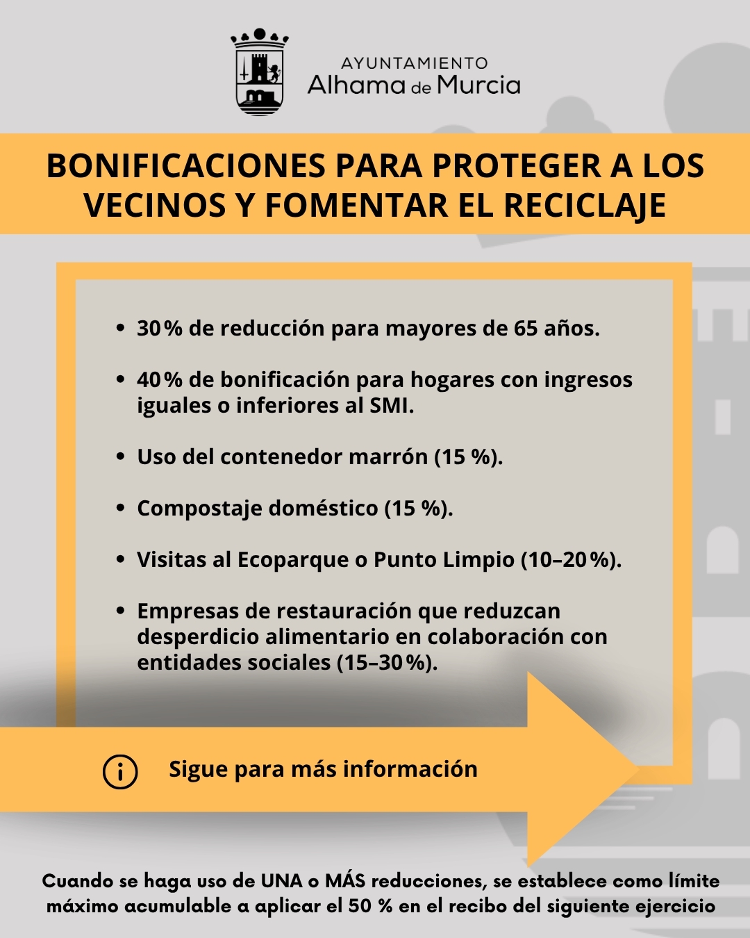 Mayores, rentas bajas y reciclaje: así reduce Alhama hasta un 50% la nueva tasa de residuos