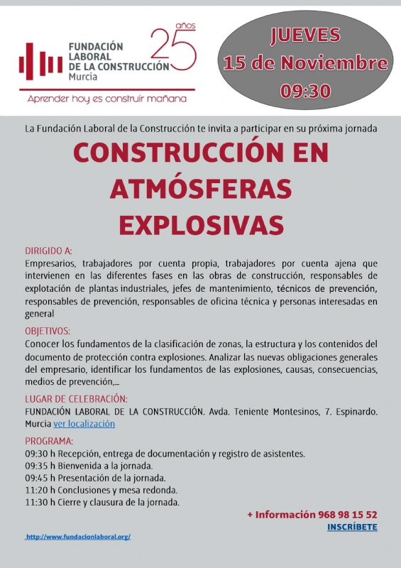 Jornadas FLC: Construccin en atmsferas explosivas y Tcnicas y posicionamiento de trabajos en altura