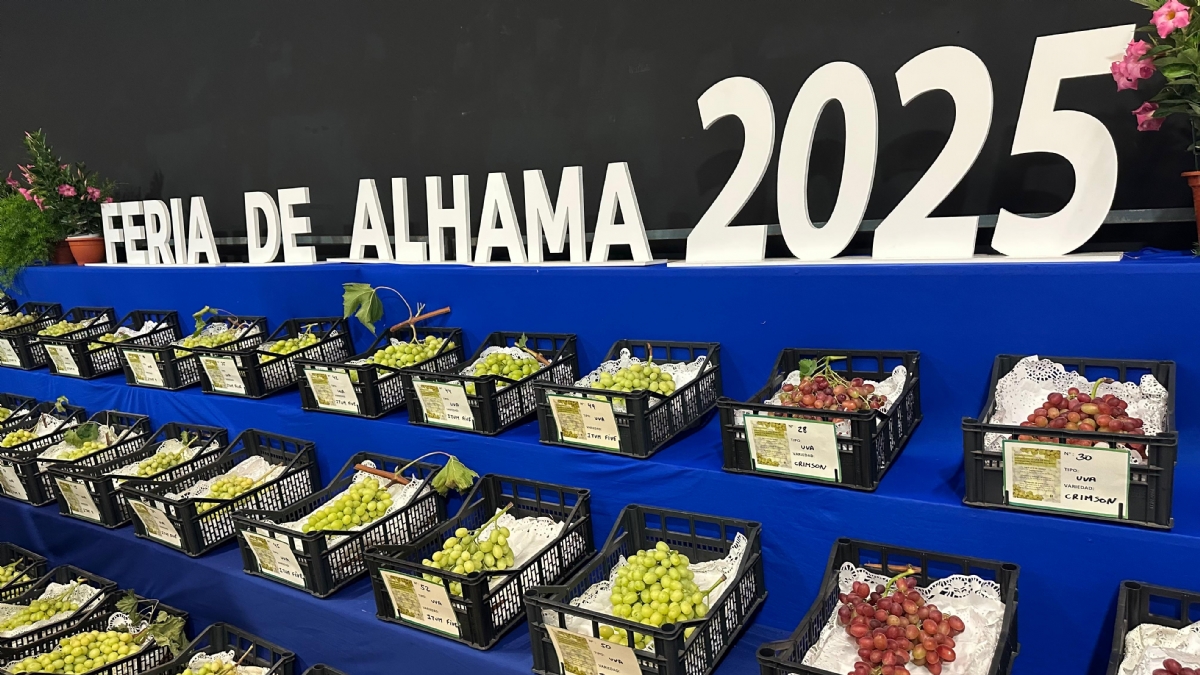 Alhama de Murcia celebra la 57 edicin del Concurso de Uva de Mesa y Productos Agrarios del Bajo Guadalentn