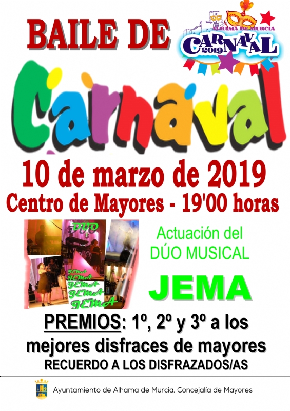 Carnaval de Alhama de Murcia 2019. Del 1 al 10 de marzo