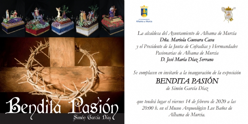 Simn Garca inaugura la exposicin Bendita Pasin este viernes en el Museo Los Baos