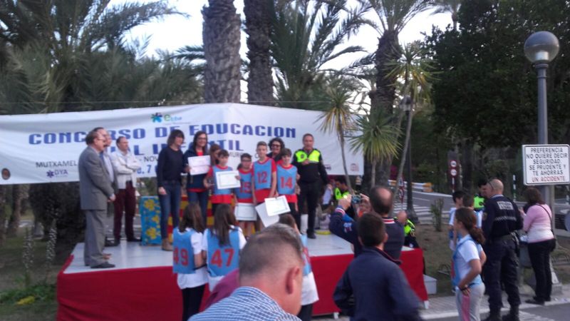 Niños de Alhama participan en el Concurso de Educación Vial Infantil de Elche