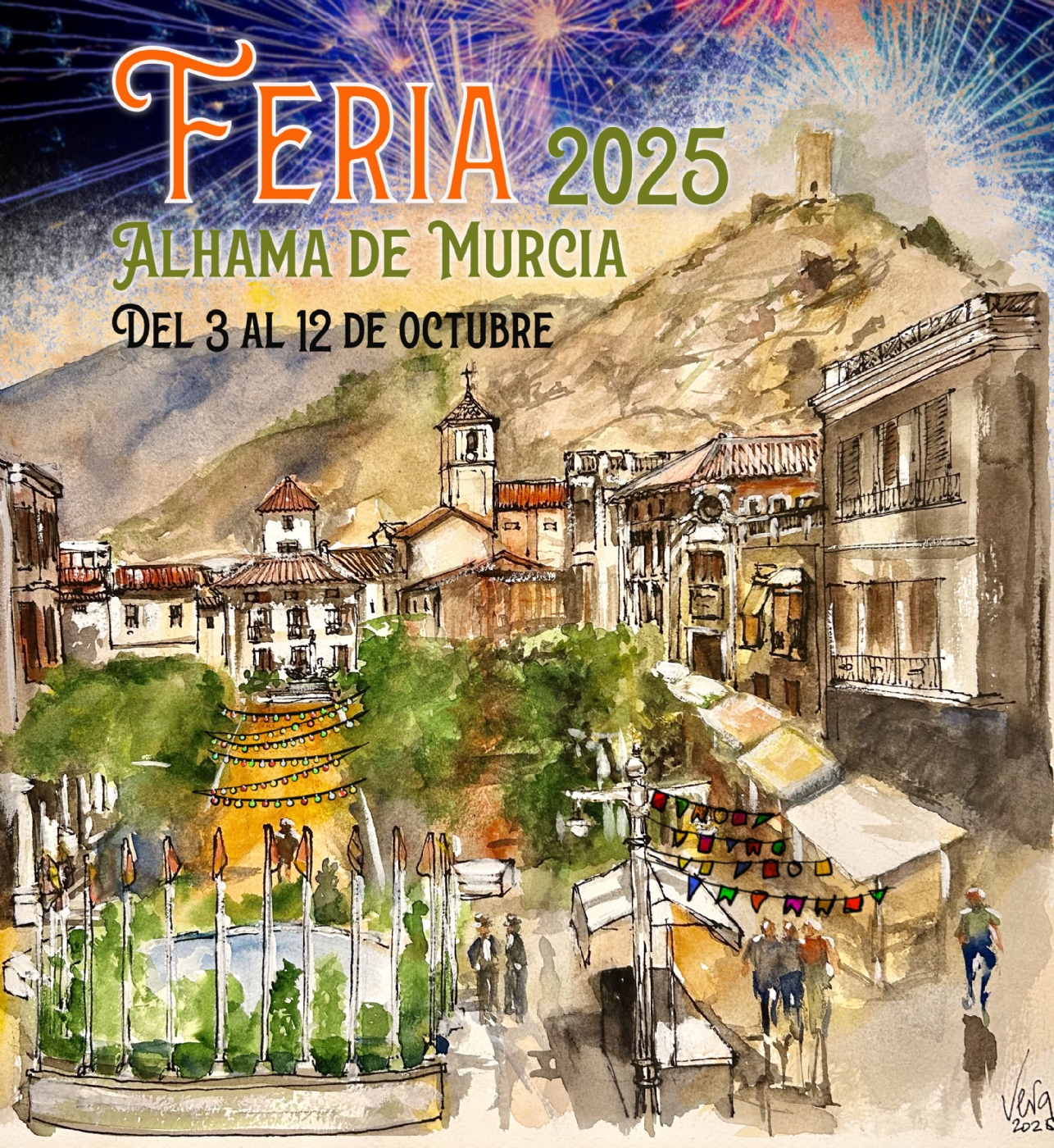 Arte, cultura y tradición protagonizan la presentación del cartel de la Feria de Alhama 2025