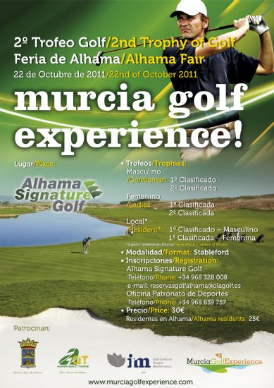 Alhama acoge el II Trofeo de Golf  Feria de Alhama en el campo del Condado, uno de los tres mejores de Espaa