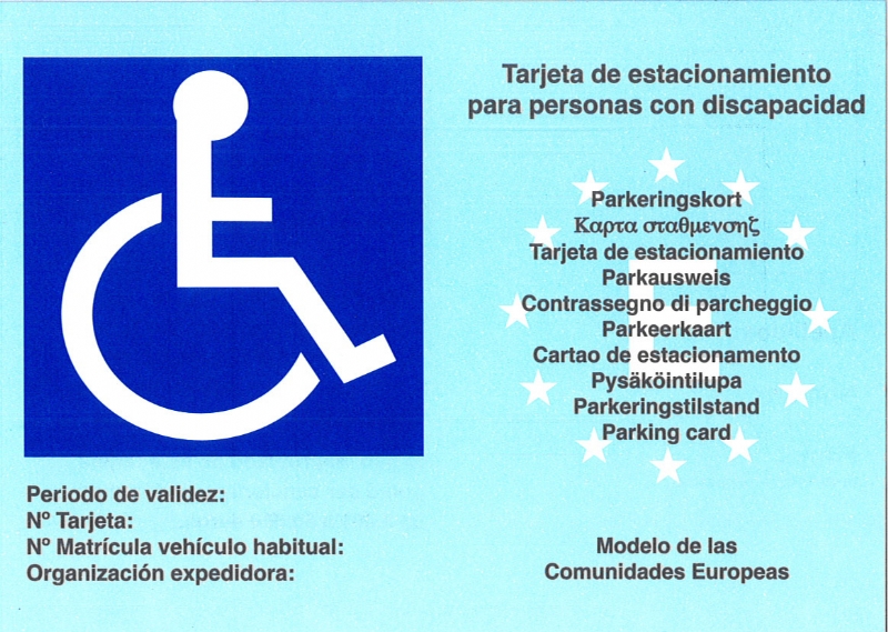 Aprobada la ordenanza que regula la tarjeta de estacionamiento para personas con movilidad reducida