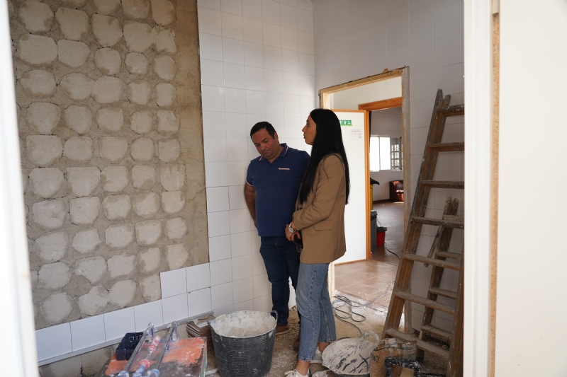 Comienzan las obras de remodelación y mejora de los consultorios médicos en El Cañarico y El Berro
