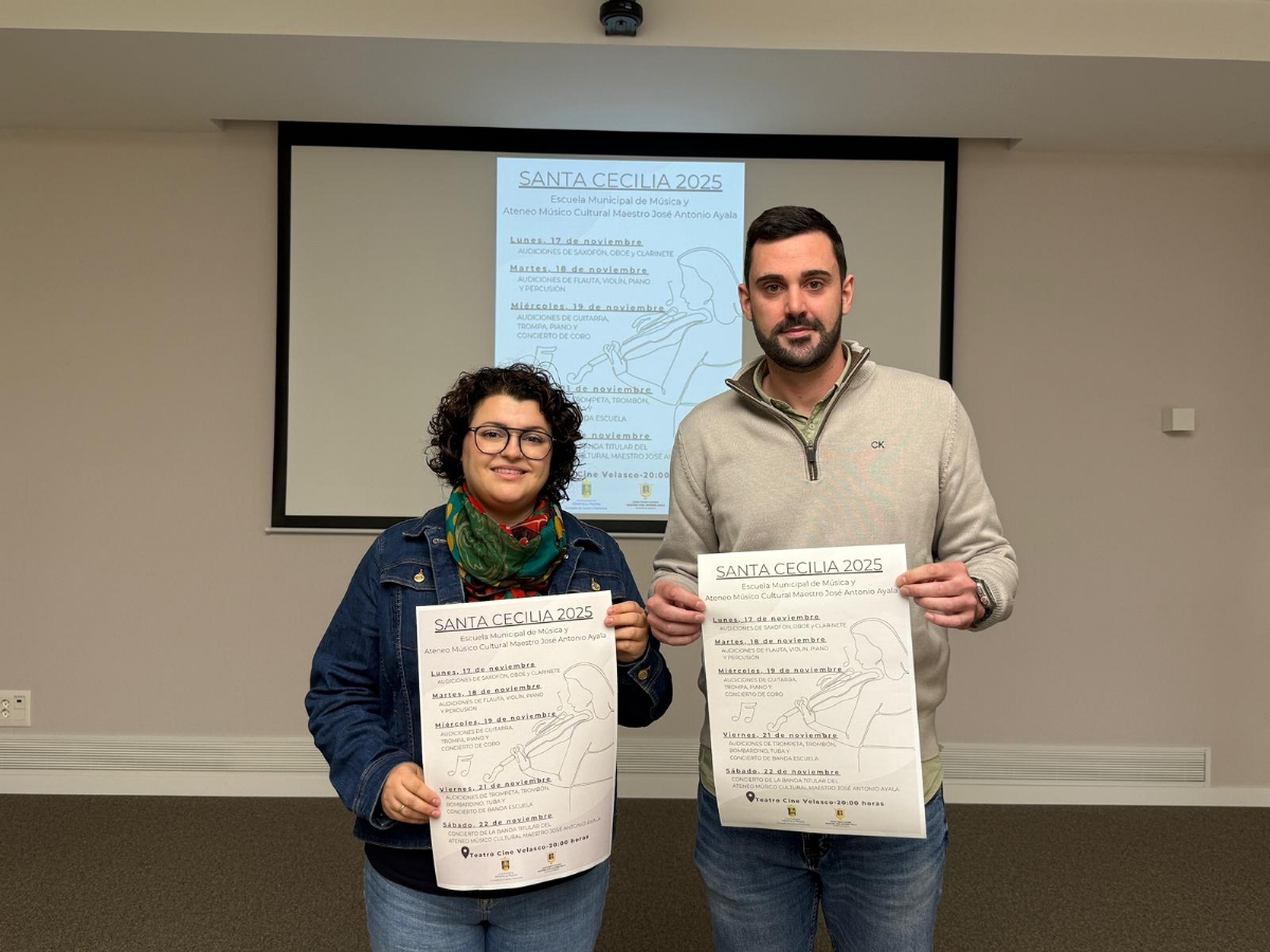  Alhama celebra la festividad de Santa Cecilia con una semana dedicada a la música