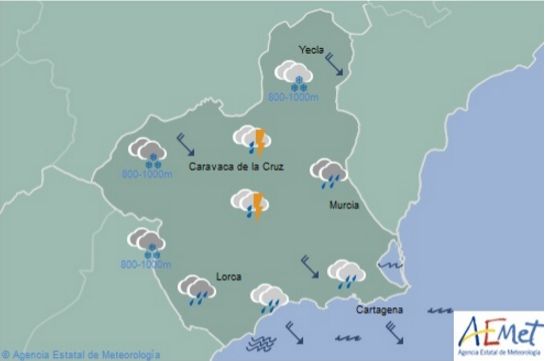 Fenmenos meteorolgicos adversos en la zona del Valle del Guadalentn