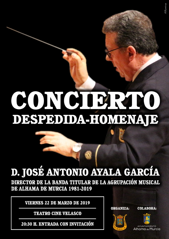 Jos Antonio Ayala se despide la banda titular despus de 38 aos con un concierto-homenaje el 22 de marzo