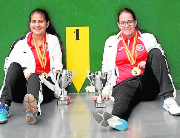 La alhamea Andrea Garca, medalla de oro en el Campeonato de Espaa de Pelota