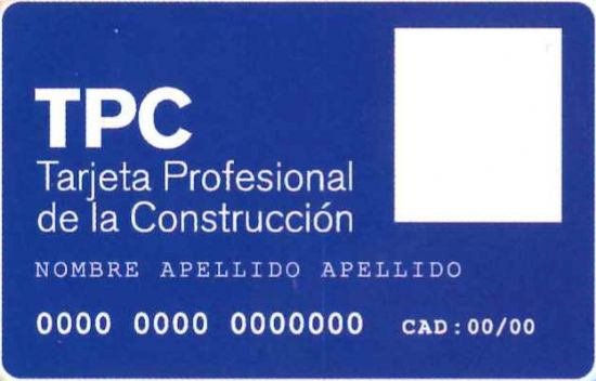Cursos gratuitos de prevencin de riesgos para obtener la Tarjeta Profesional de la Construccin (TPC)