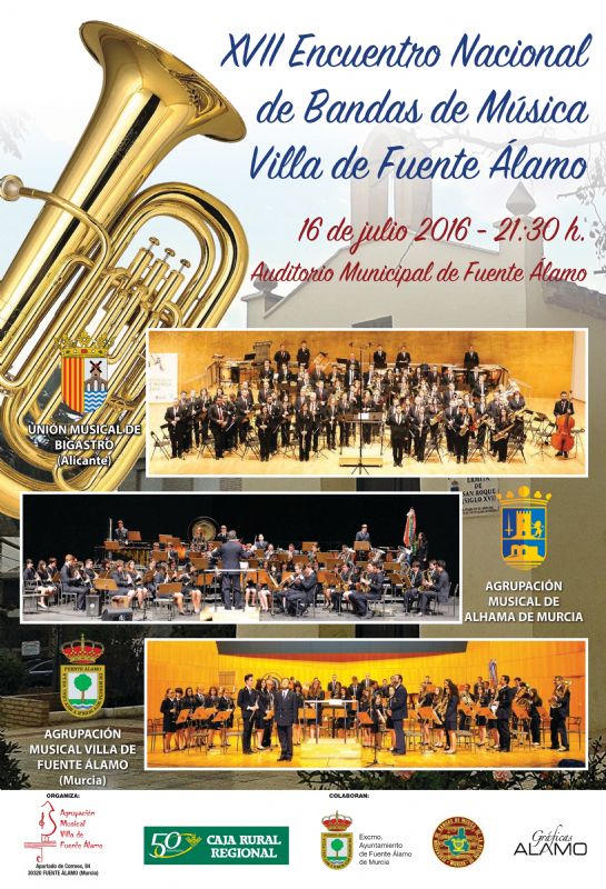 La Agrupacin Musical de Alhama participa en el XVII Encuentro de Bandas de Fuente lamo