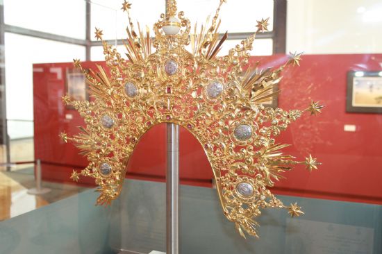 El Museo Arqueolgico de Los Baos expone este fin de semana una corona para la Dolorosa de los Marrajos 