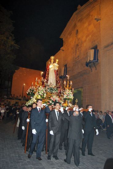 El consejero de Obras Pblicas, Antonio Sevilla, form parte de la presidencia de la procesin de la Patrona
