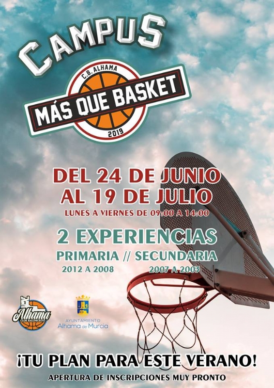 El III campus Ms que basket tendr lugar del 24 de junio al 19 de julio