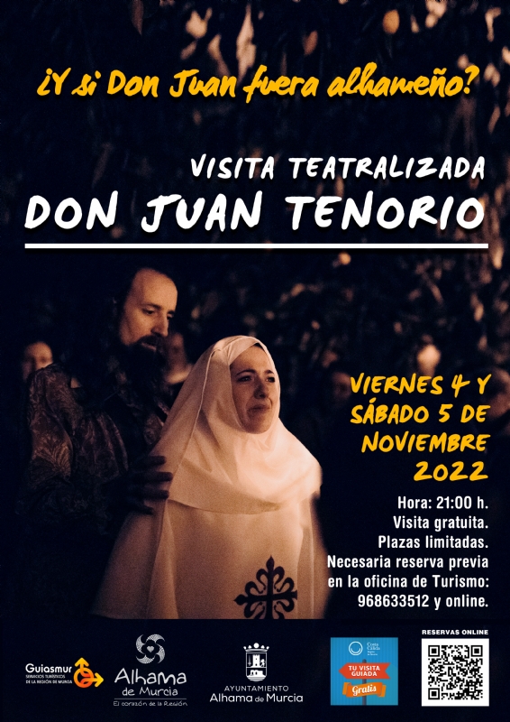 Don Juan Tenorio recorrer las calles de Alhama dos noches consecutivas