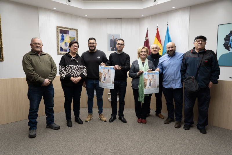 Alhama de Murcia acompaa en romera a la Candelaria hasta la ermita de el Collao