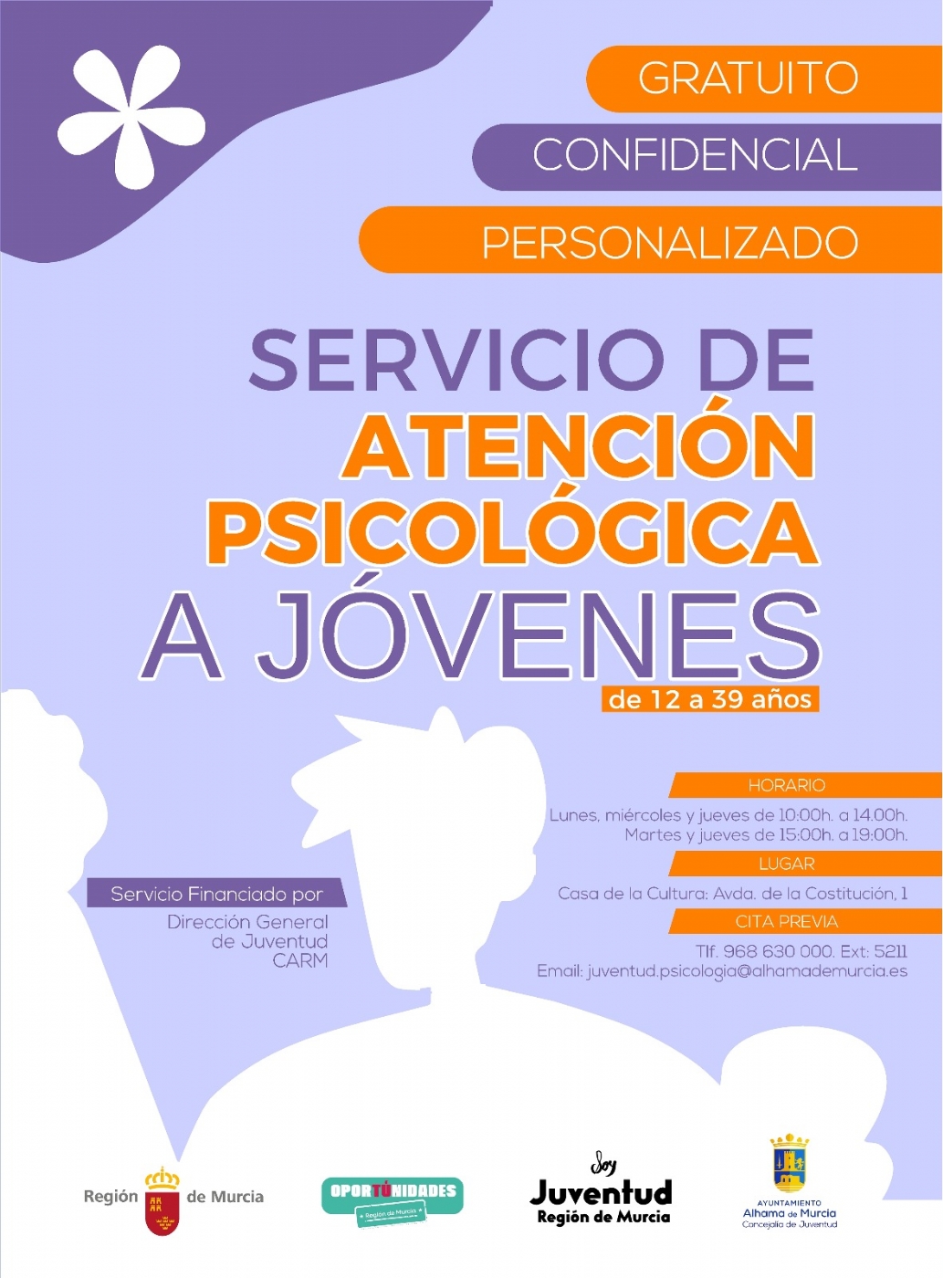 25 jóvenes ya se benefician del servicio gratuito de atención psicológica de Alhama