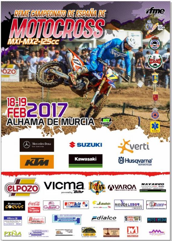 Alhama de Murcia inaugura el Campeonato de España de Motocross