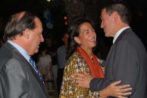 Isabel Borrego, Secretaria de Estado de Turismo y Vicente Martnez Pujalte, diputado nacional, respaldan las fiestas patronales con su presencia 