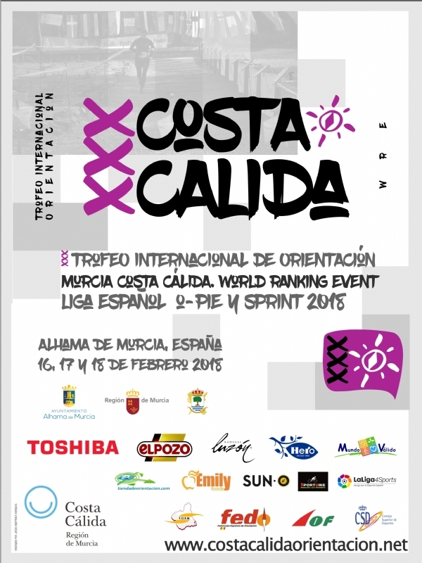 Alhama acoge este fin de semana el XXX Trofeo Costa Clida de Orientacin