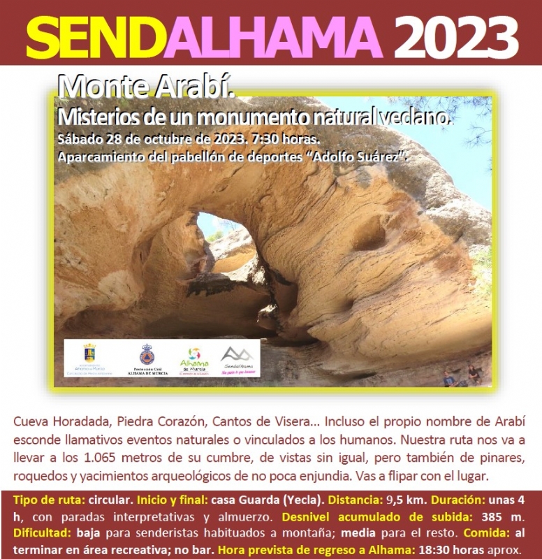 El plazo de inscripción para las dos próximas rutas de Sendalhama comienza mañana martes 17 de octubre